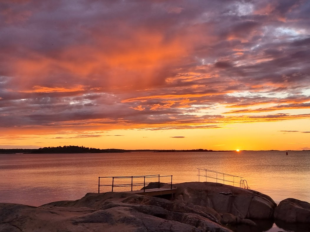 Vy från Tallparken 7 augusti