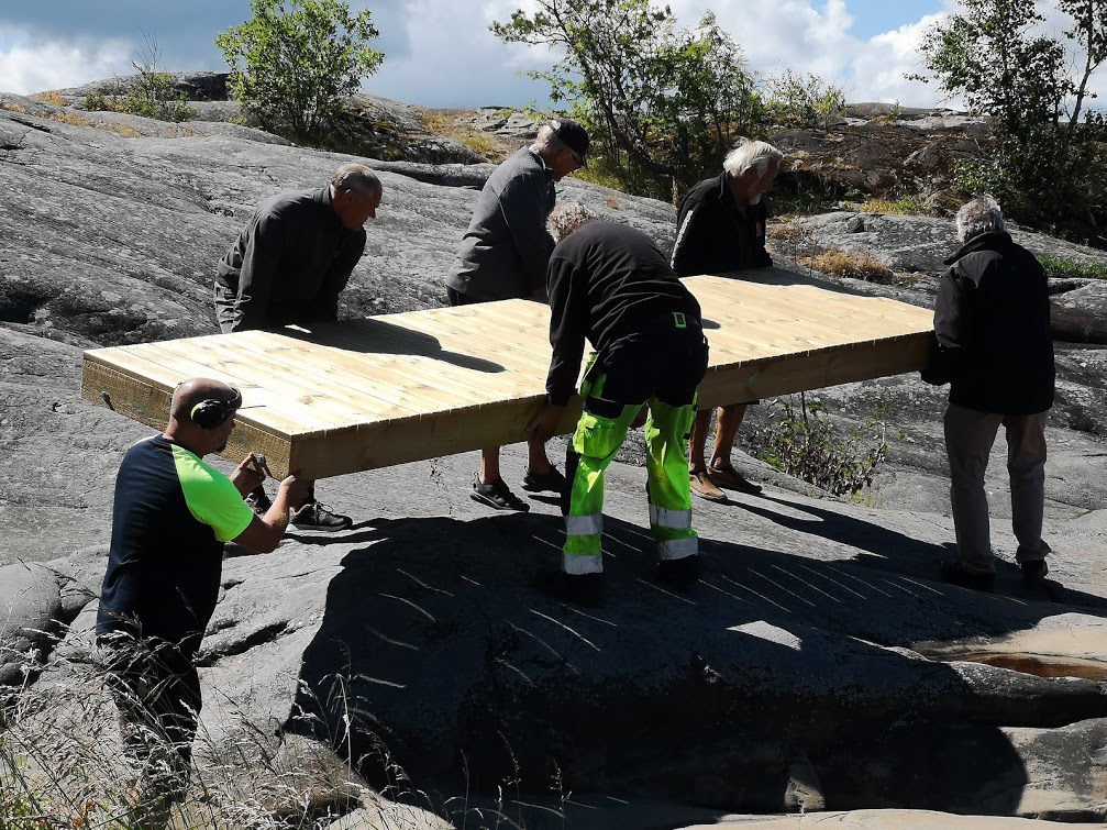 Ny bro över klippgapet vid Västerhamn
