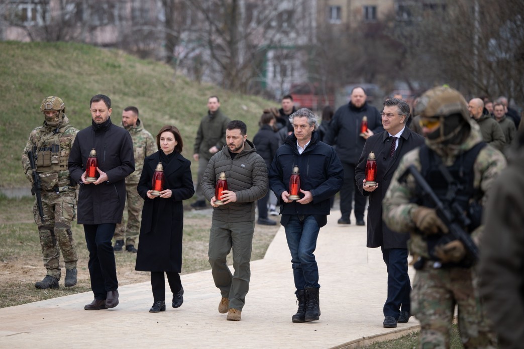Årsdagen av ockupationen av Bucha, Ukraina (obegriplig ondska)