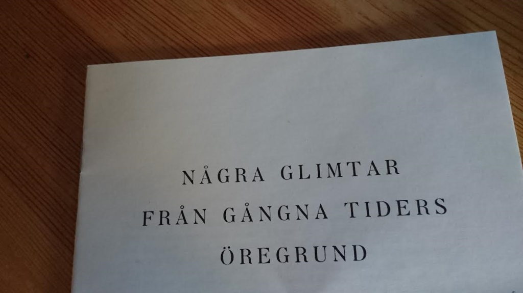 Forna tiders Öregrundsbor – och de nuvarande