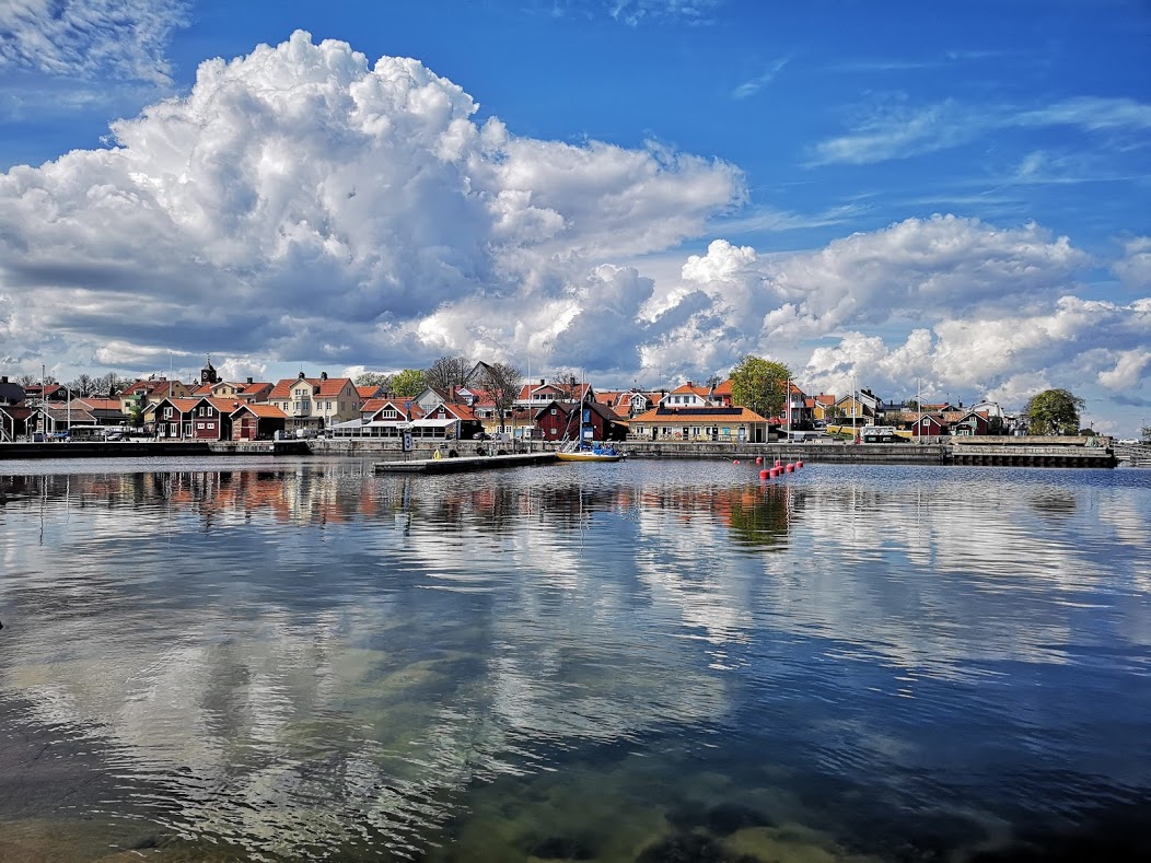 Oväder på väg till Öregrund