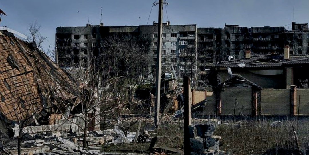 Rapport från striderna om Ukrainas stad Bakhmut
