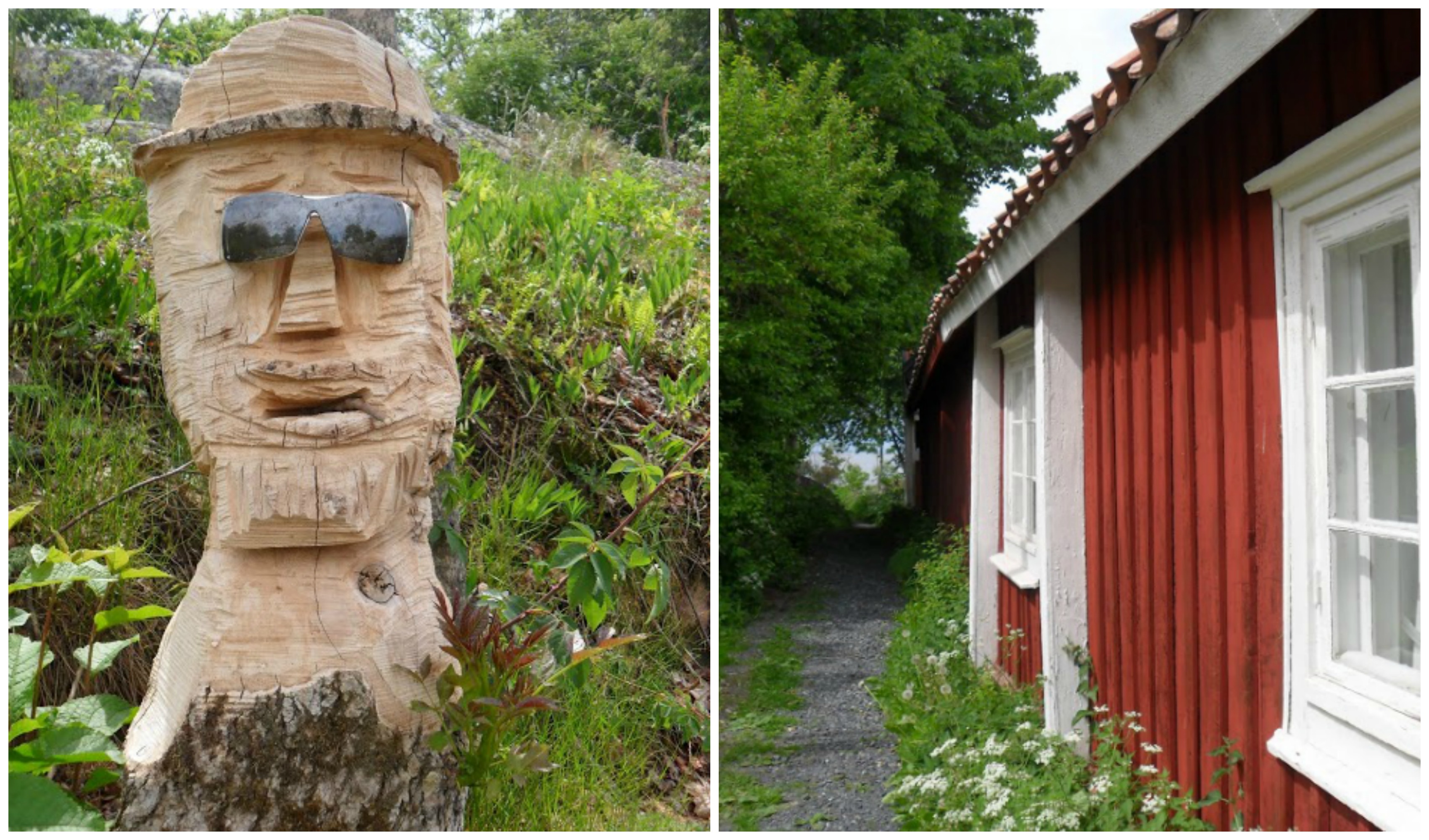 Träskulpturen i Wernbergs Gränd