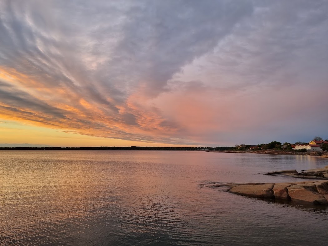 Första solnedgången i juni