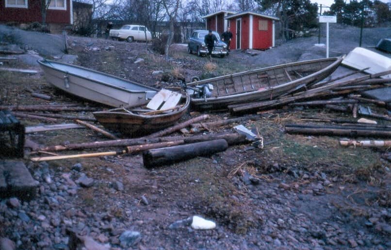 Minns du Allhelgona-orkanen i Öregrund år 1969? Musiktext av Agnetha Söderblom