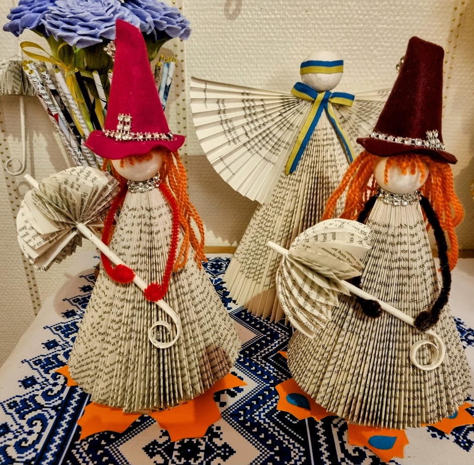 Valentyna gör konst av vad som helst