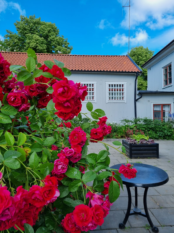 Vågor och blomster