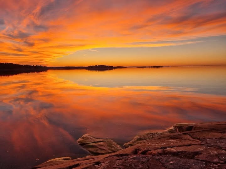 Den häftigaste solnedgång jag upplevt i Öregrund