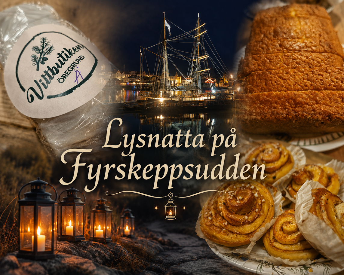 Tack till föreningen Wetseras Vänner för Lysnatta på Fyrskeppsudden 29 augusti