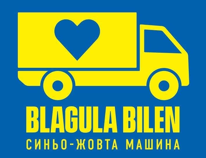 Blågula bilen kan ta hand om hjälpsändningar från Öregrund till Ukraina